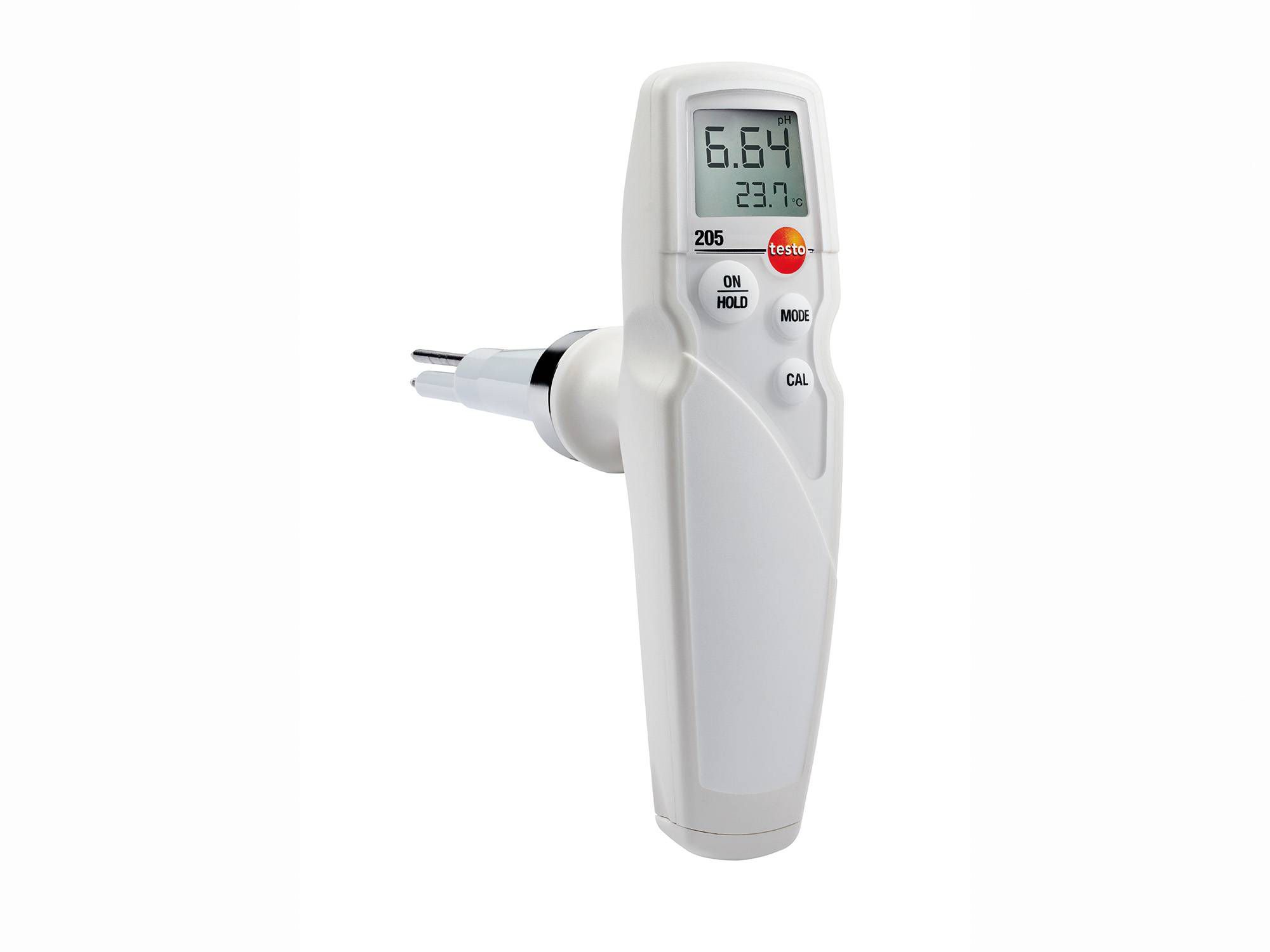 testo205入门级套装-pH酸碱度/温度测量仪用于半固体测量
