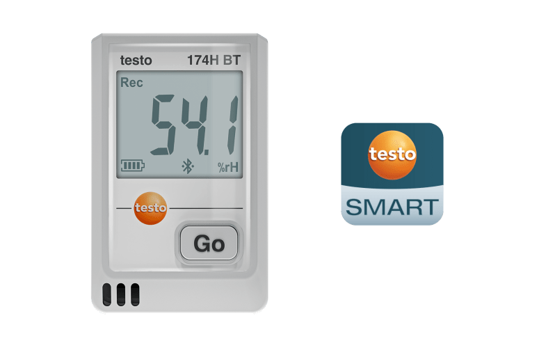 testo 174H BT,德图174H BT,蓝牙温湿度记录仪,数据记录仪,冷链监控,HACCP,0572 1743 01