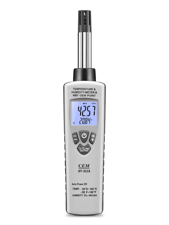 CEM华盛昌 专业型温湿度测量仪 DT-321S