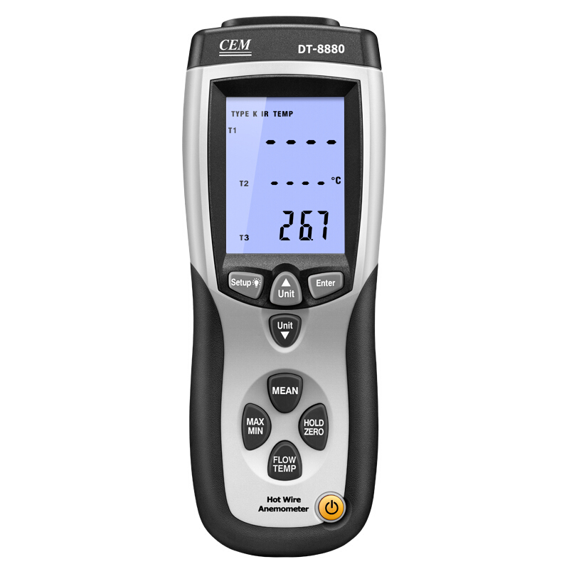 CEM华盛昌 热敏式风速仪 DT-8880