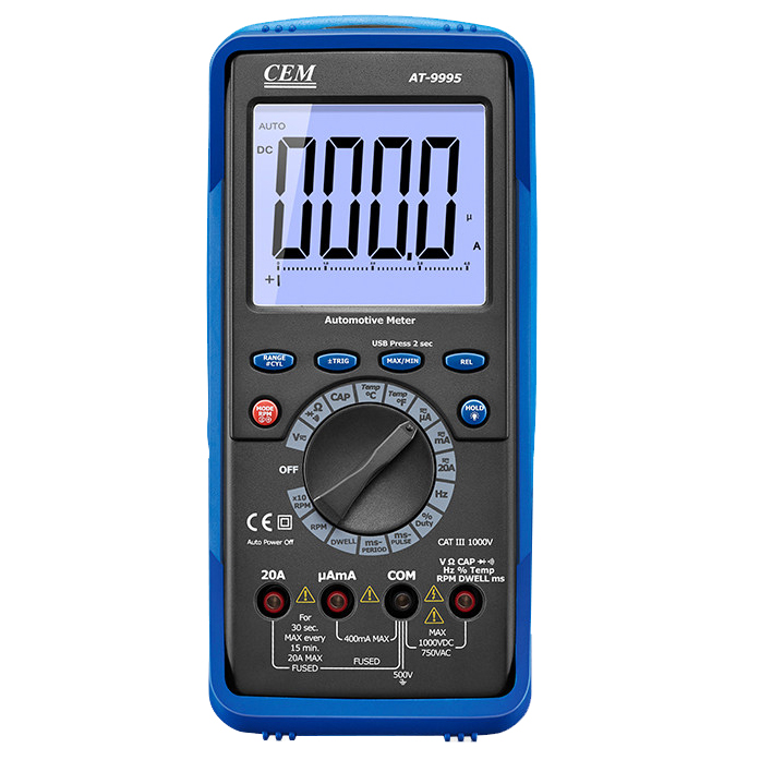 CEM华盛昌 带RS232接口的专业汽车数字万用表AT-9995