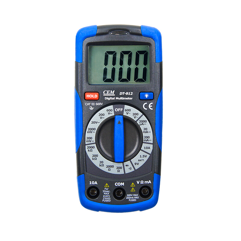 CEM华盛昌 小型数字万用表 DT-912