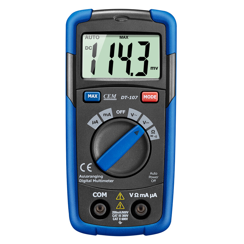 CEM华盛昌 迷你型数字万用表 DT-107