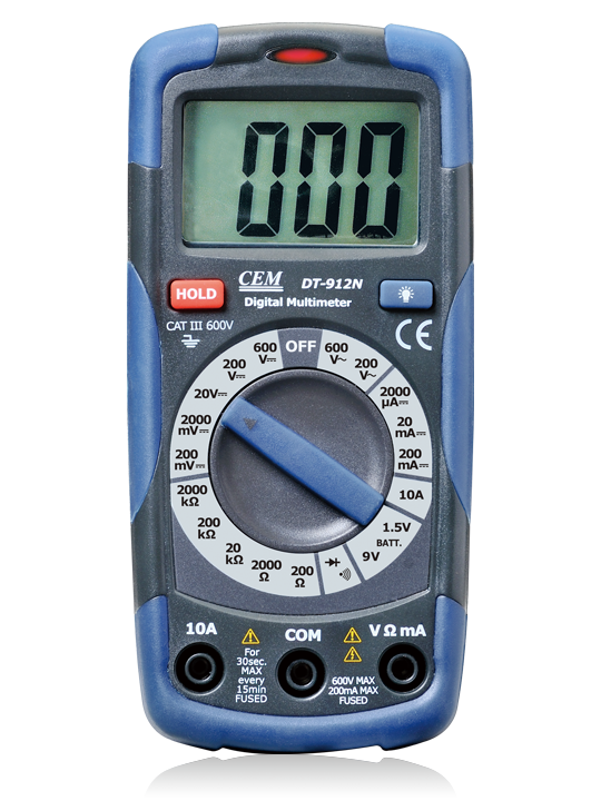 CEM华盛昌 小型数字万用表 DT-912T
