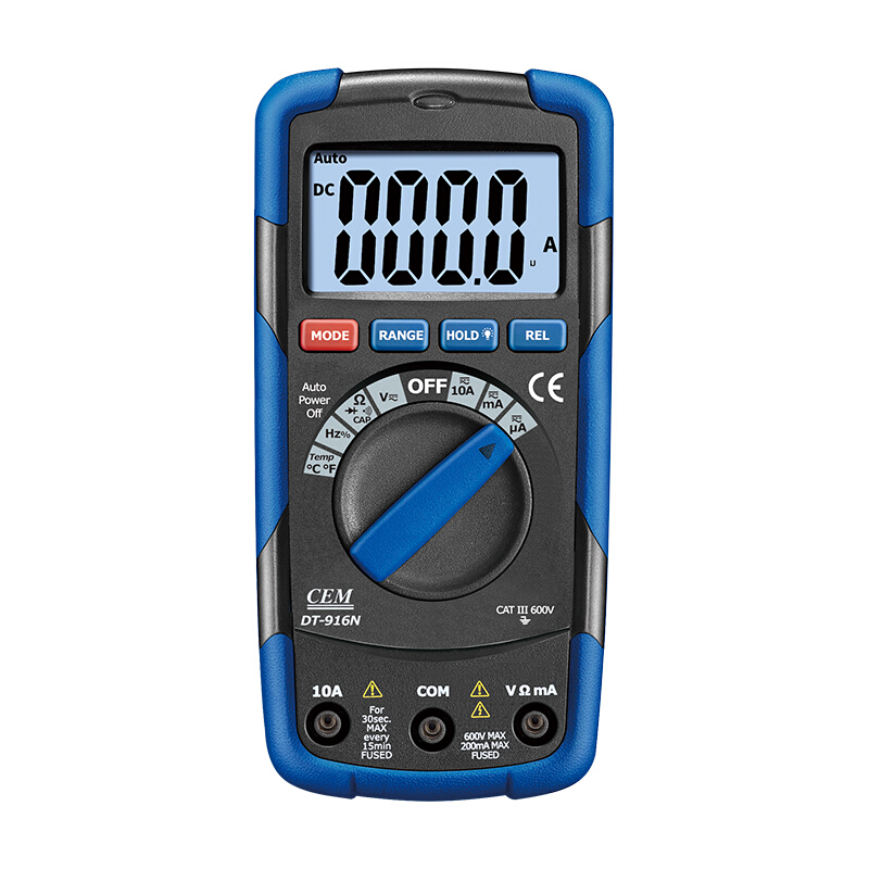CEM华盛昌 小型数字万用表 DT-916N