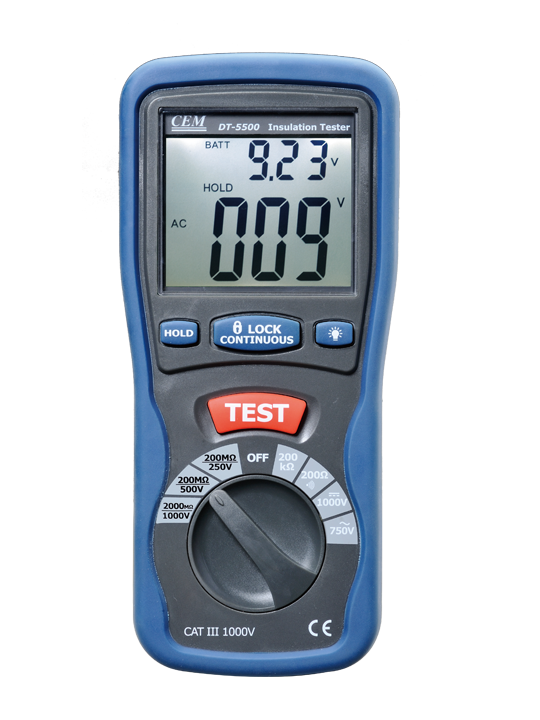 CEM华盛昌 绝缘表 DT-5530