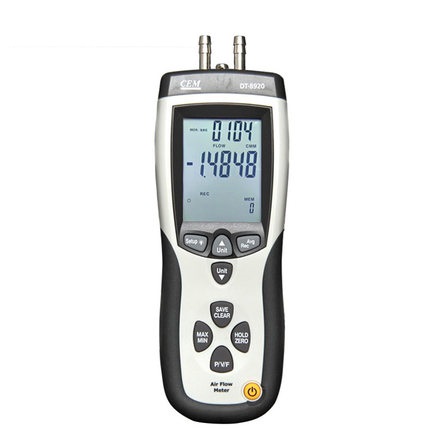 CEM华盛昌 DT-8920 高精度差压计测风速风量风温带皮托管可接电脑